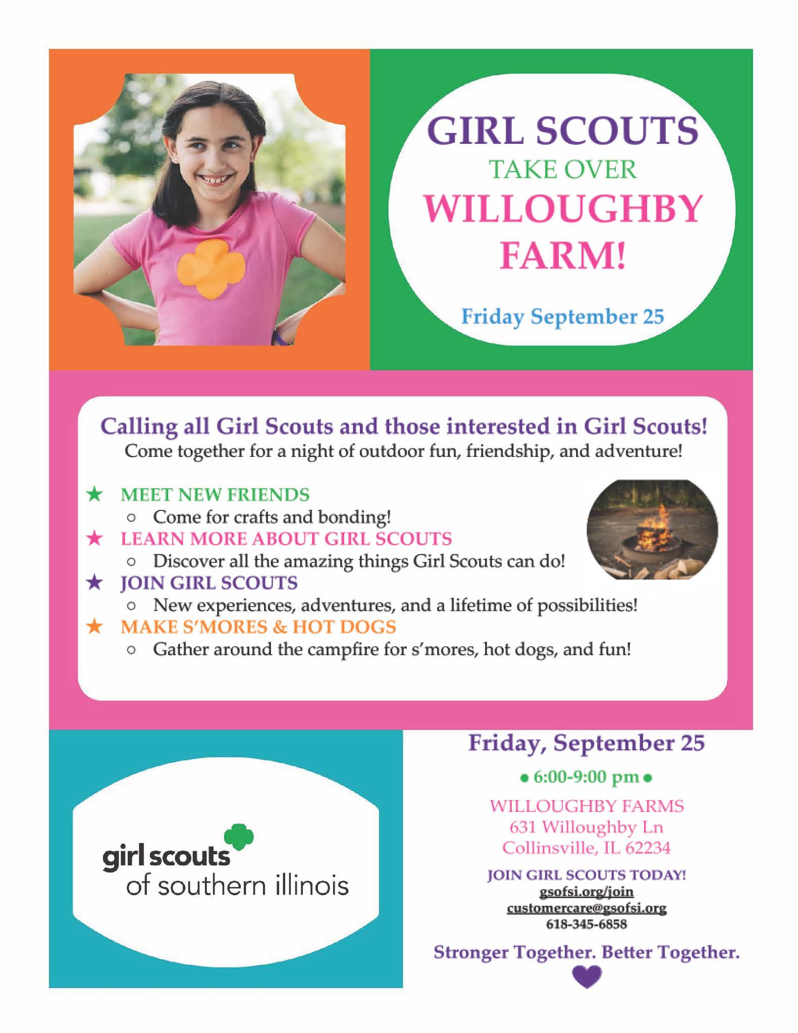 Discover Girl Scouts: Join Them at Willoughby Farm on Sept 25