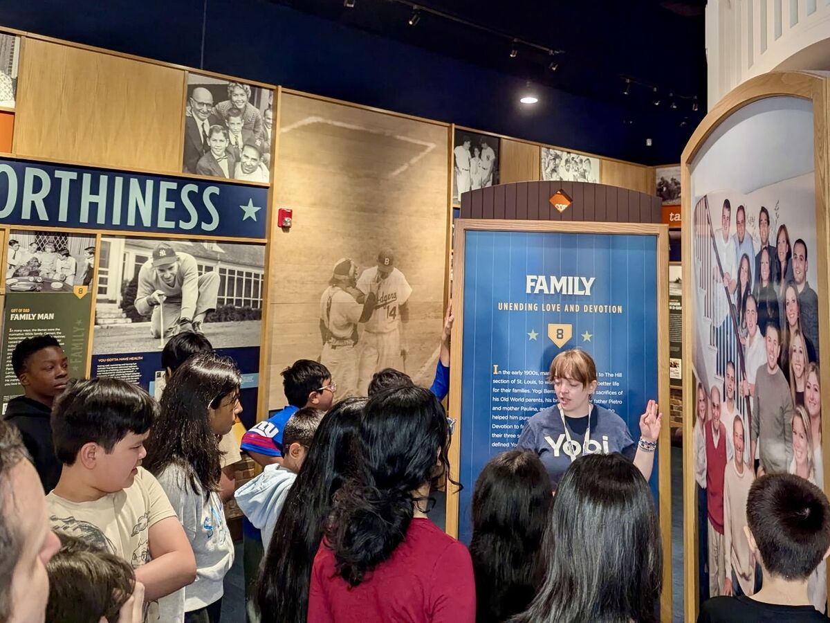 Quibbletown students take a swing at the science of sports at Yogi Berra Museum