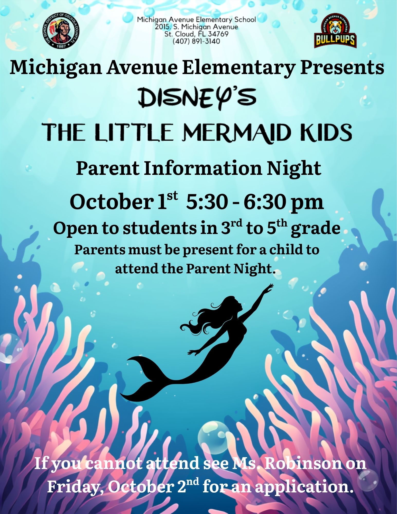 Disney Musicals in Schools (DMIS) Parent Information Night