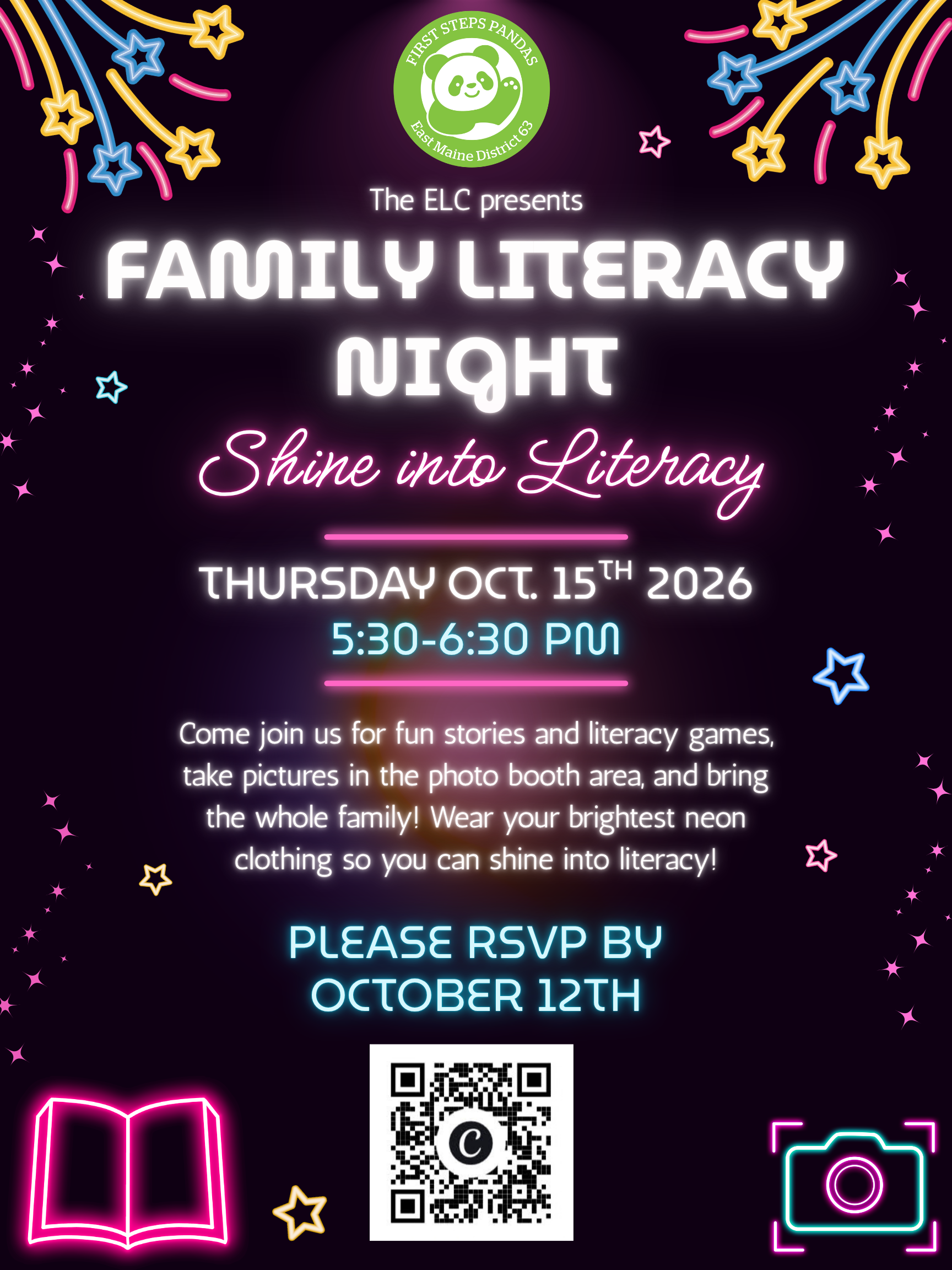 ELC Family Literacy Night - October 15