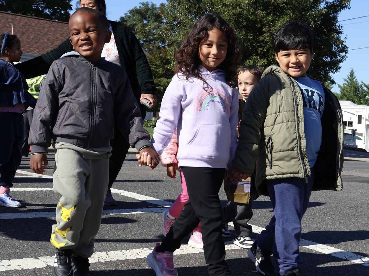 Walk Your Child to School Day photos from Eisenhower
