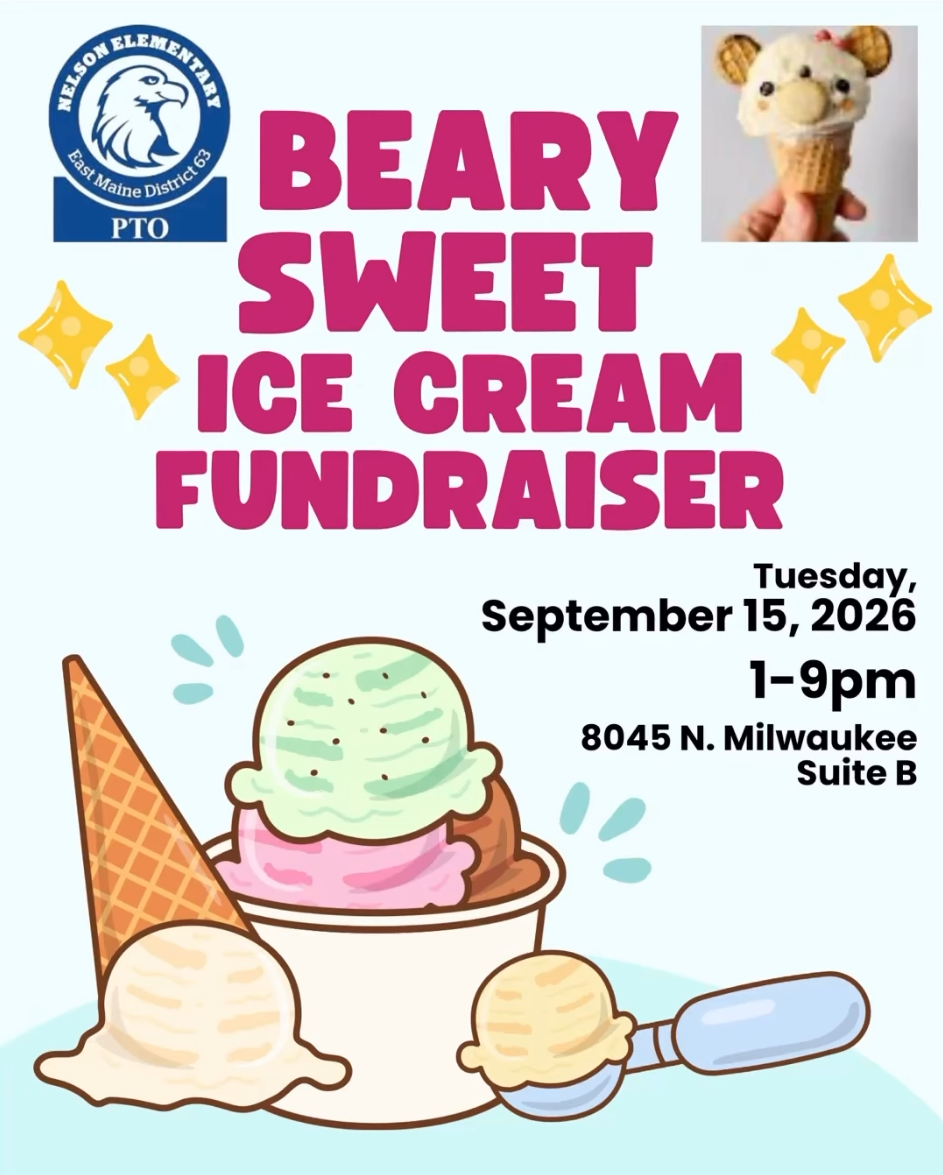 Nelson PTO Beary Sweet Ice Cream Fundraiser
