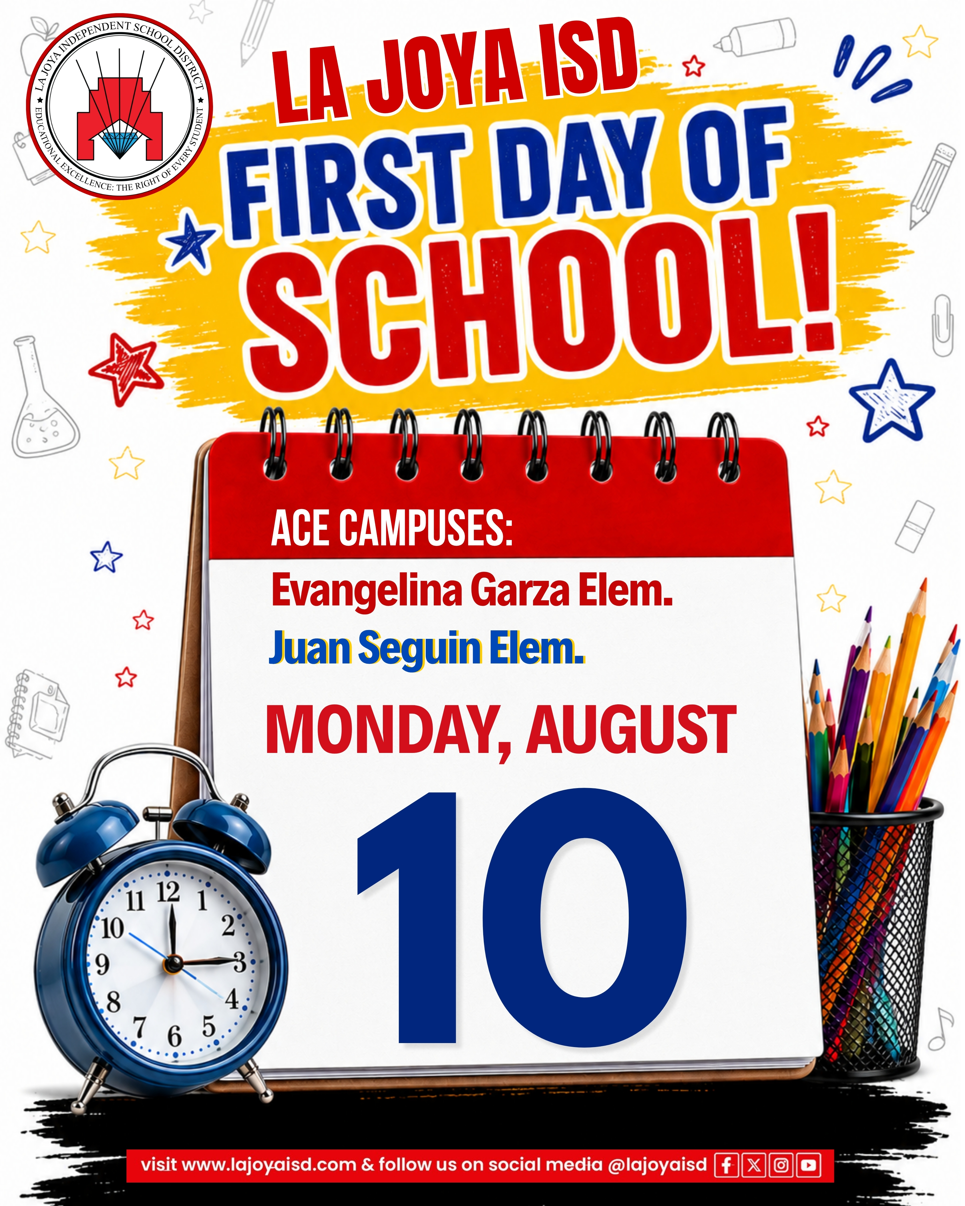 🎒✨ The first day is HERE, ACE families!
