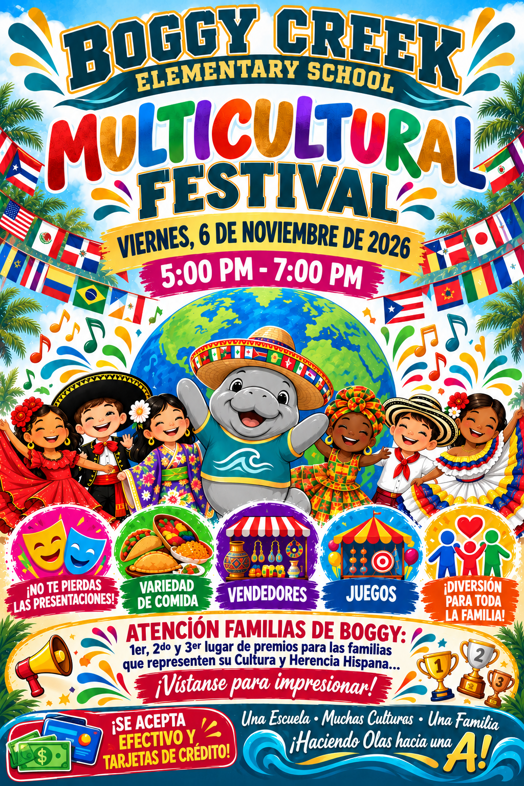 🌎🎉 ¡Familias de Boggy Creek, están invitadas! 🎉🌎
