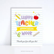Teacher Appreciation Week