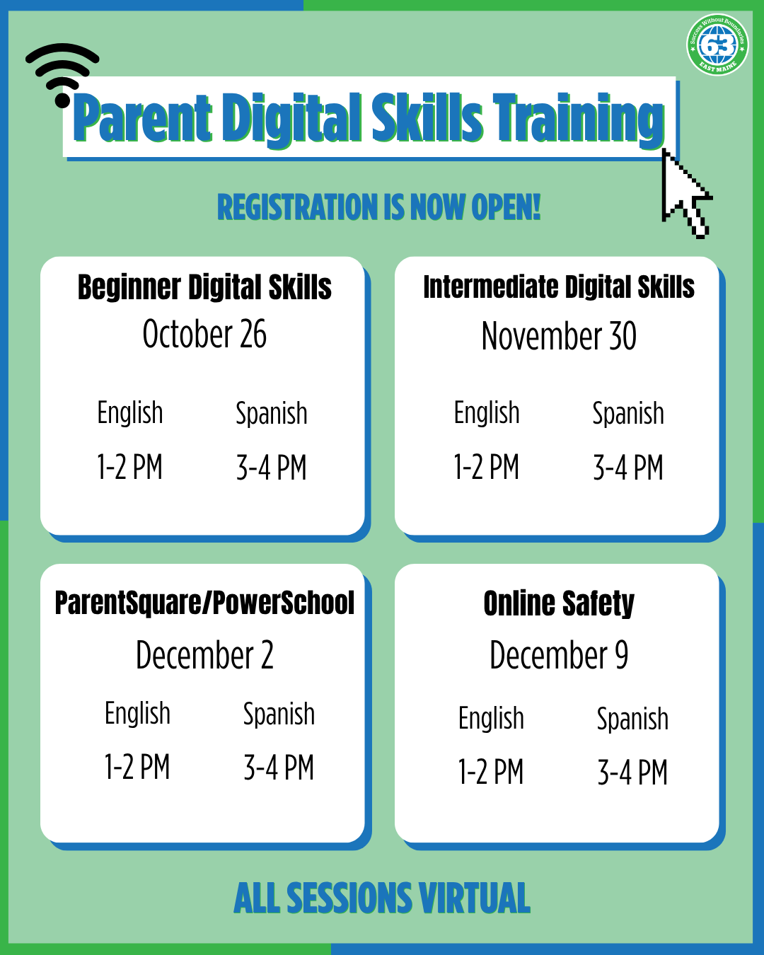 Parent Digital Skills Training Registration Now Open