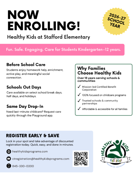 HEALTHY KIDS at SES - Now Enrolling for the 26/27 School Year!