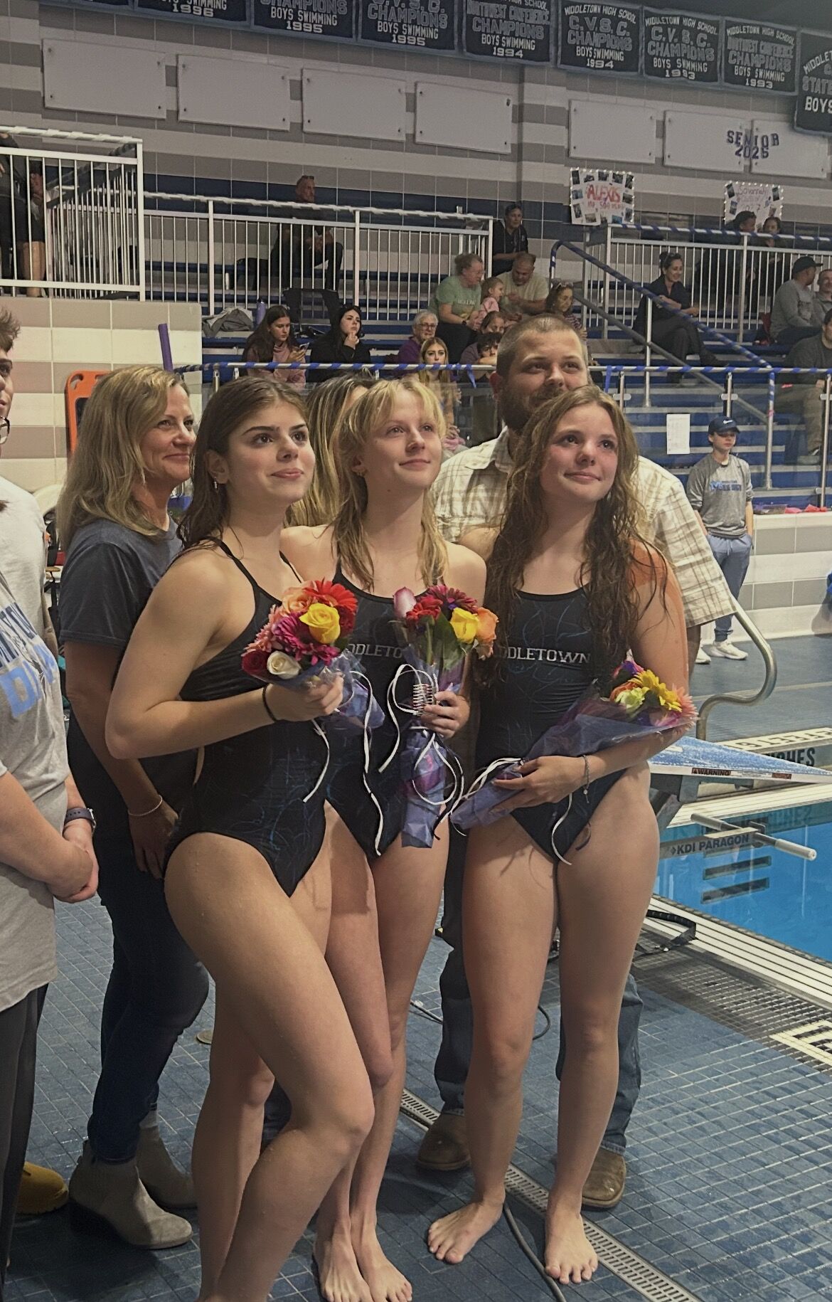 Celebrating our MHS Girls Swim & Dive seniors! 