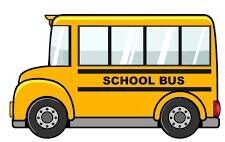 A bright yellow school bus with 'SCHOOL BUS' written on its side.