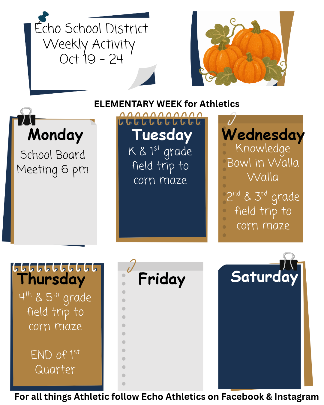 Weekly Activities