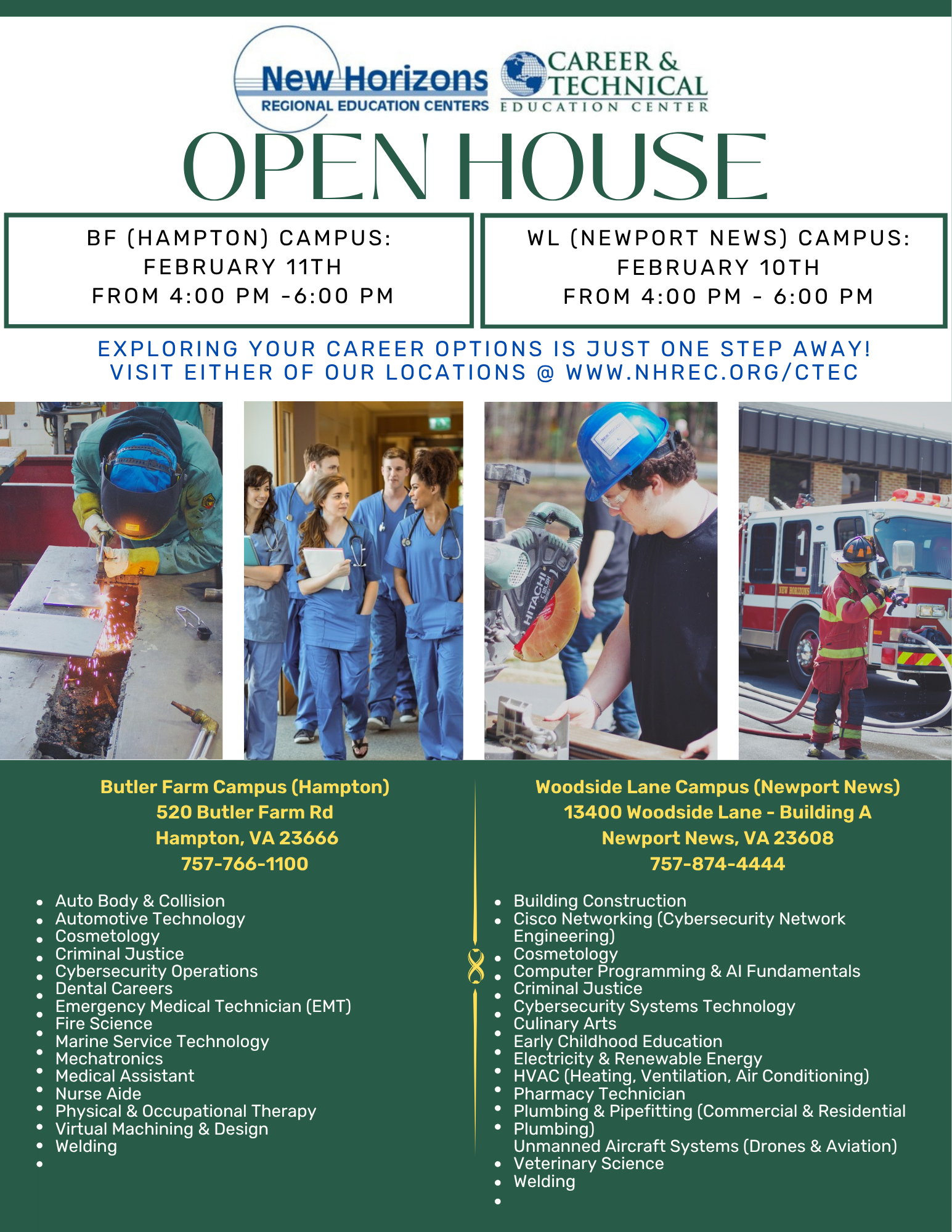 2027 Open House Flyer