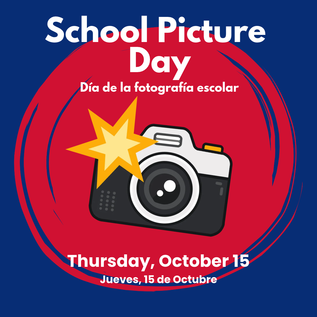 School Picture Day- October 15th