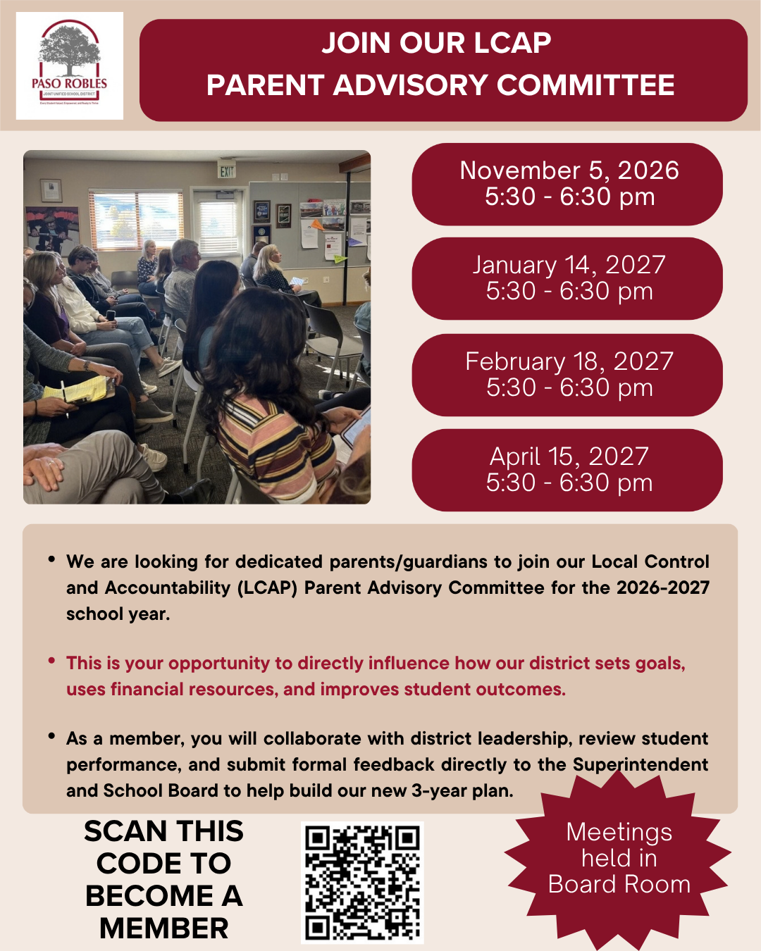 LCAP Parent Advisory Committee