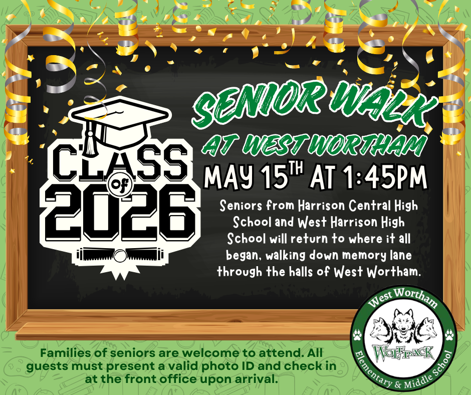 🎓💚 Senior Walk at West Wortham 💚🎓