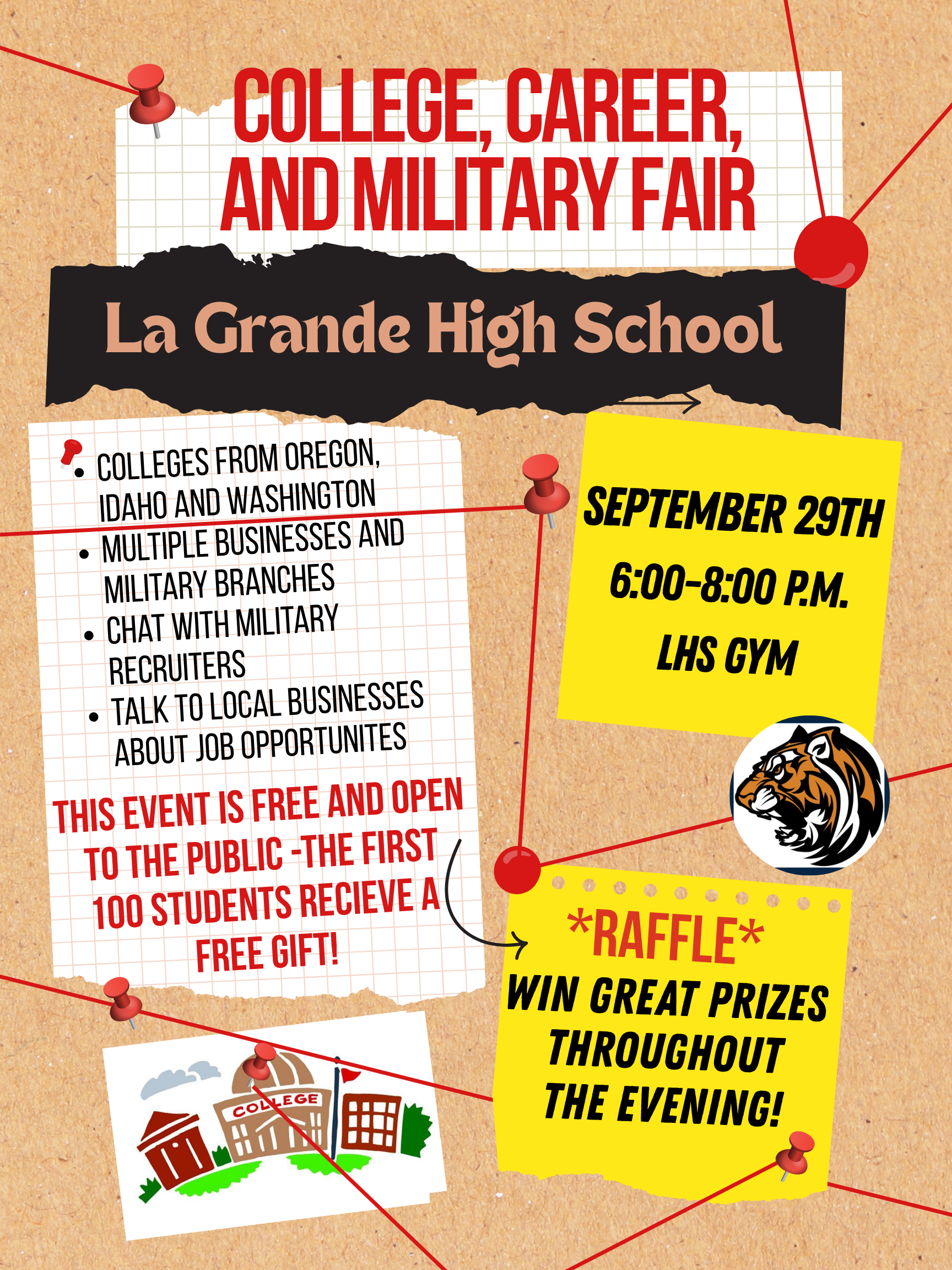 LHS College, Career & Military Fair is Tuesday, Septermber 29th