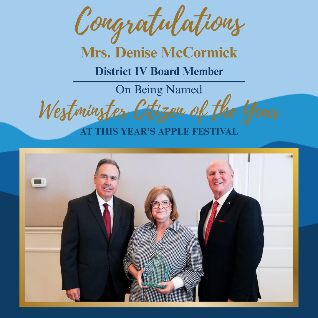 Congratulations to Board Member Denise McCormick