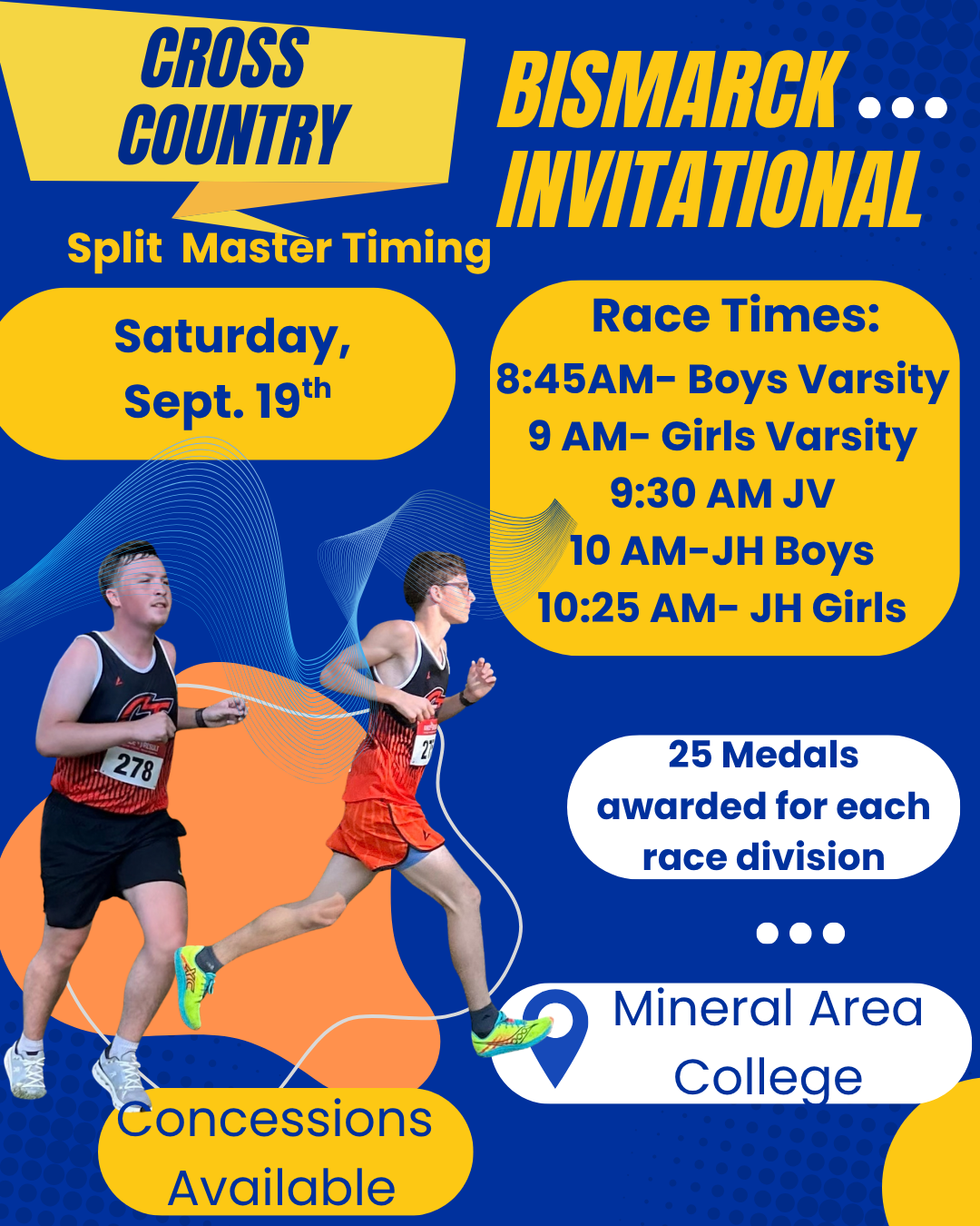 Cross Country @ MAC- Saturday, Sept. 19th