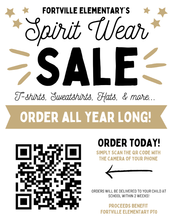 Spirit Wear Flyer
