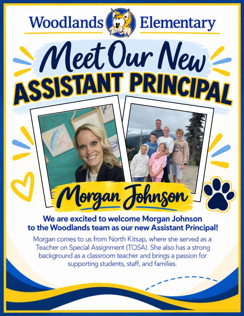 Welcome to Woodlands New Assistant Principal, Morgan Johnson!