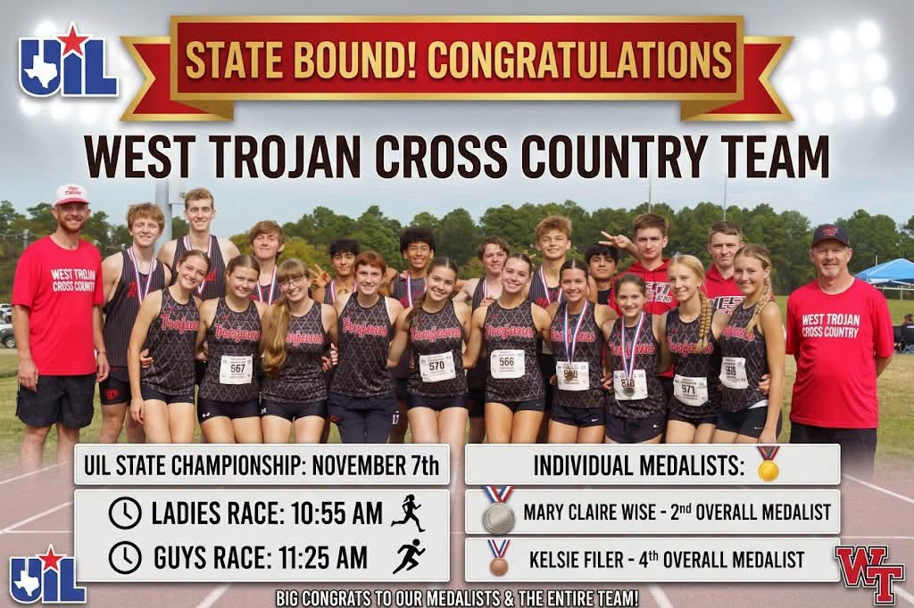 West High School Cross Country Teams to STATE