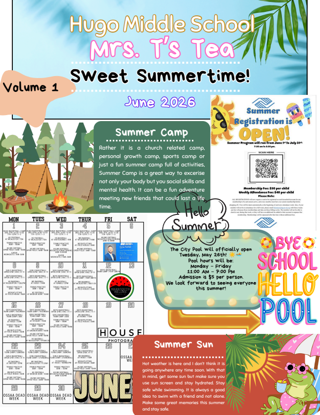 HMS Newsletter from Counselor Mrs. T