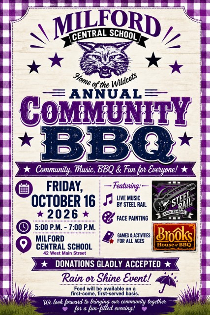 Mark your calendars for our upcoming Annual Community BBQ - Friday, October 16th
