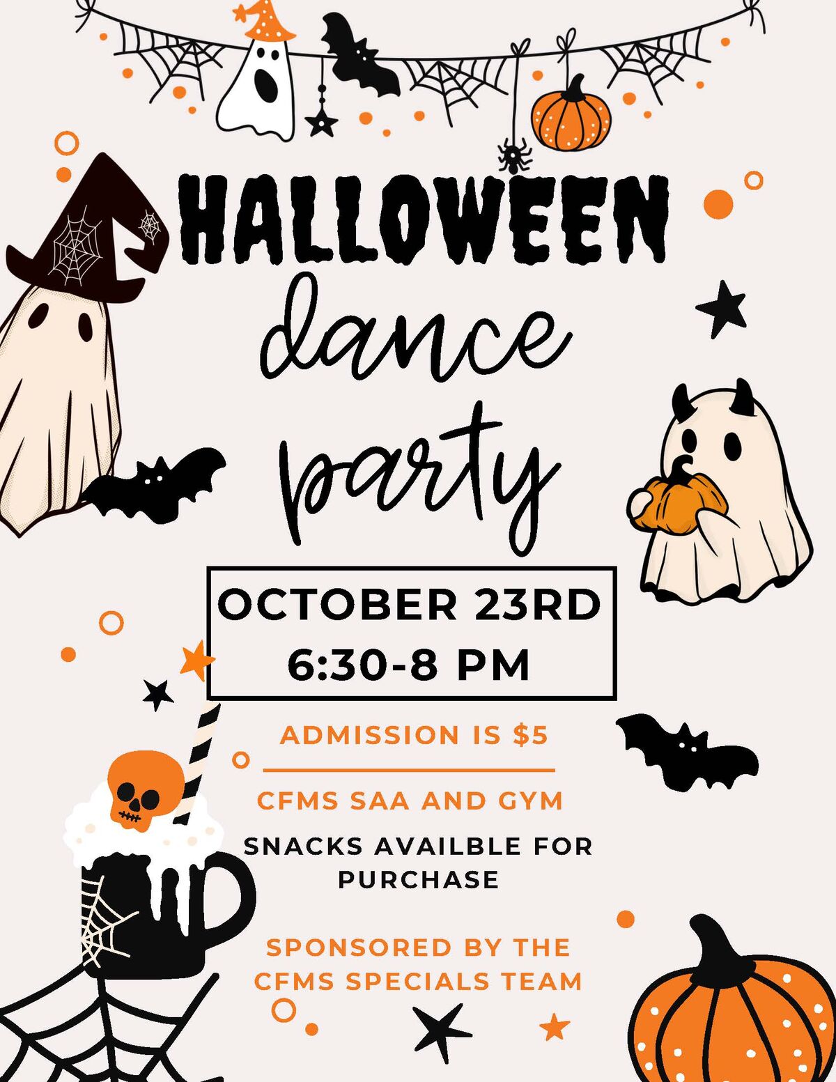 CFMS Halloween Dance Party