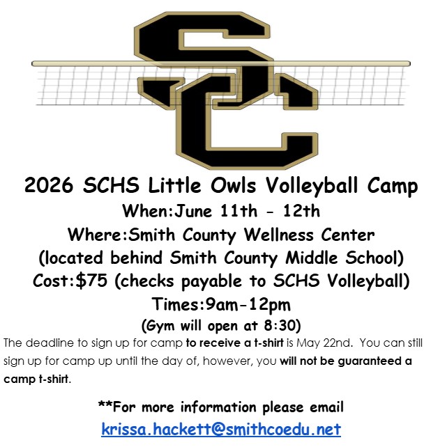 SCHS Little Owls Volleyball Camp