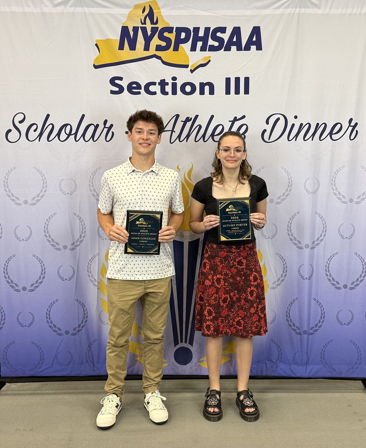 Porter, Gonzalez Honored At Scholar-Athlete Dinner