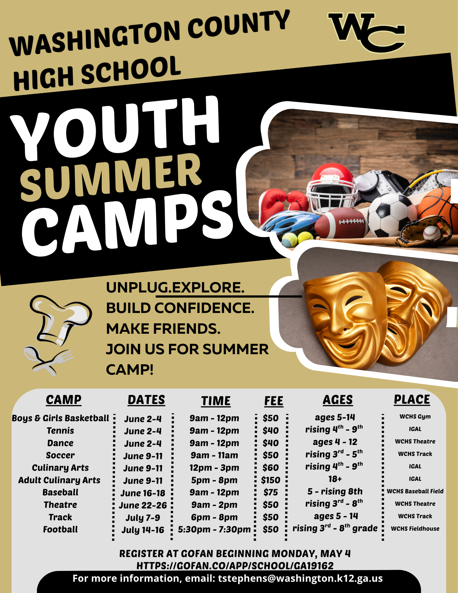 Summer Camp Offerings