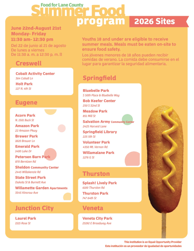 Summer Food Program - Food for Lane County 