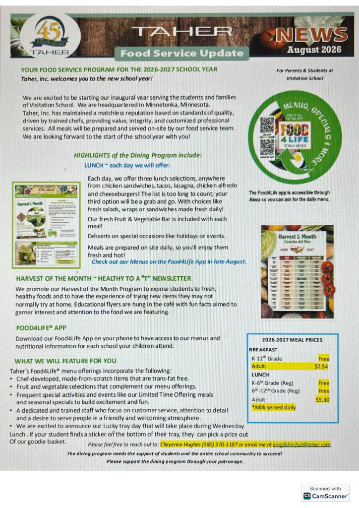 Taher Food Service Update