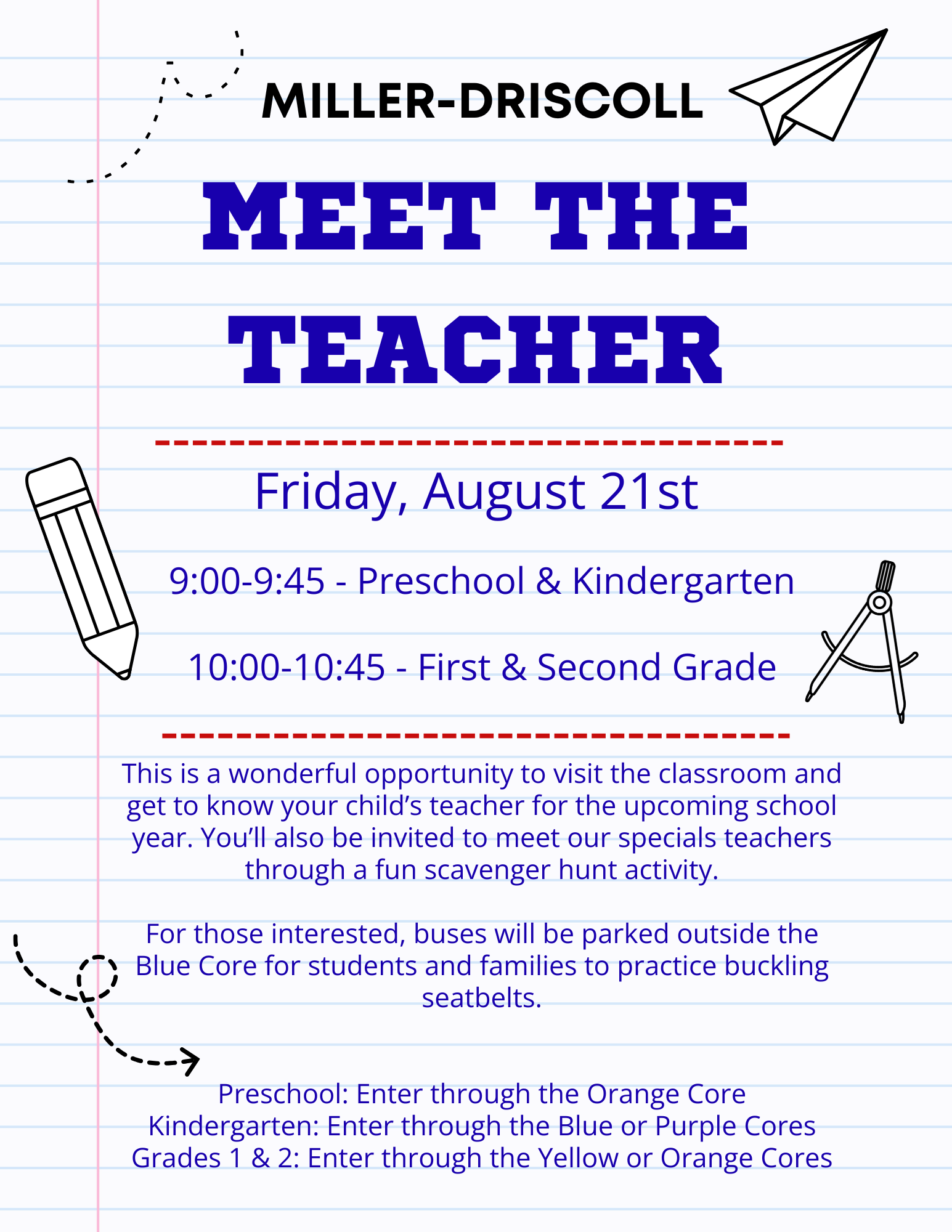 Reminder - Meet the Teacher this Friday!