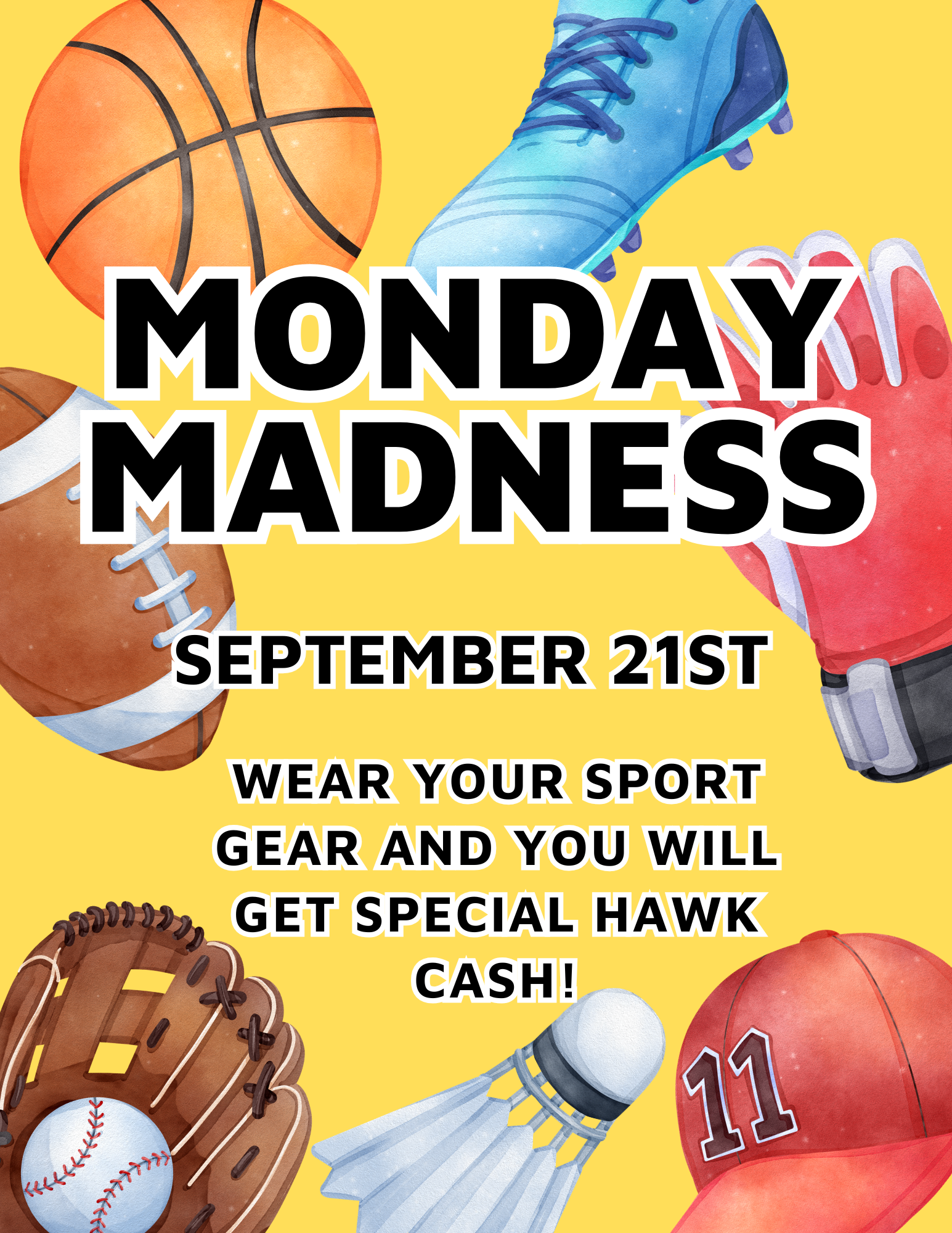Spirit day Monday!