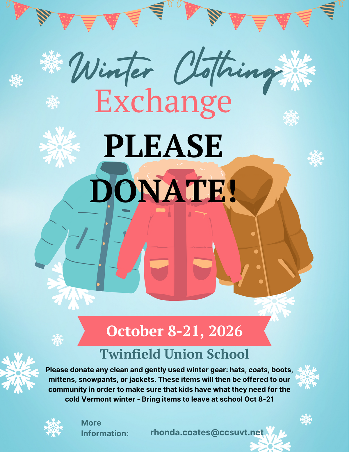 Donations Welcome: Winter Clothing Exchange