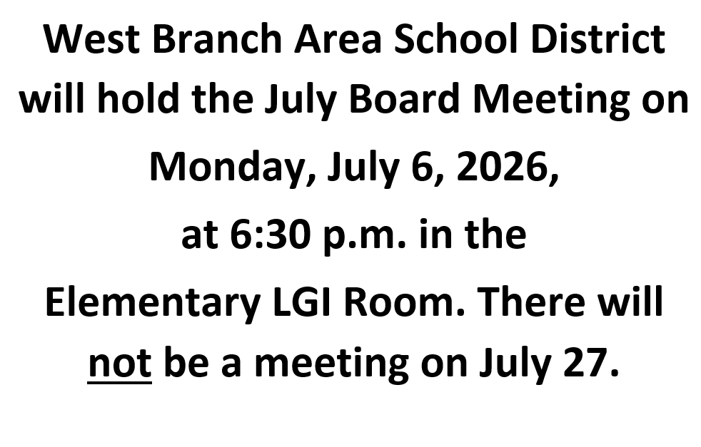 July Board Meeting