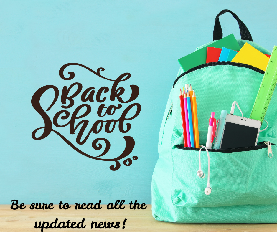 Updated Welcome Back News!