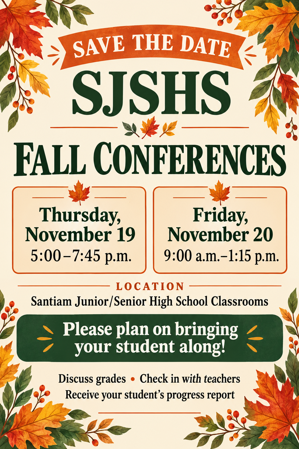 Save the Date! We Are a Month Away...
