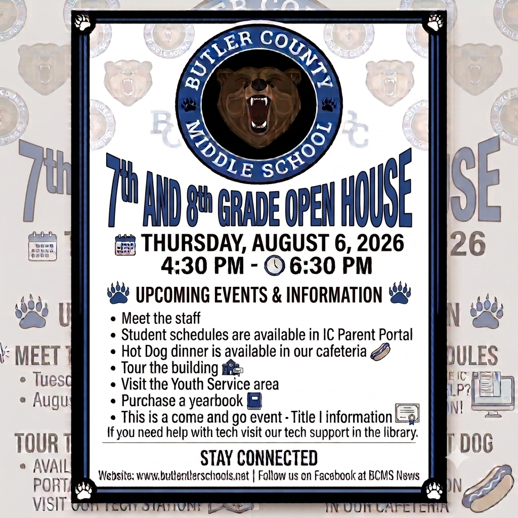 7th and 8th Grade Open House