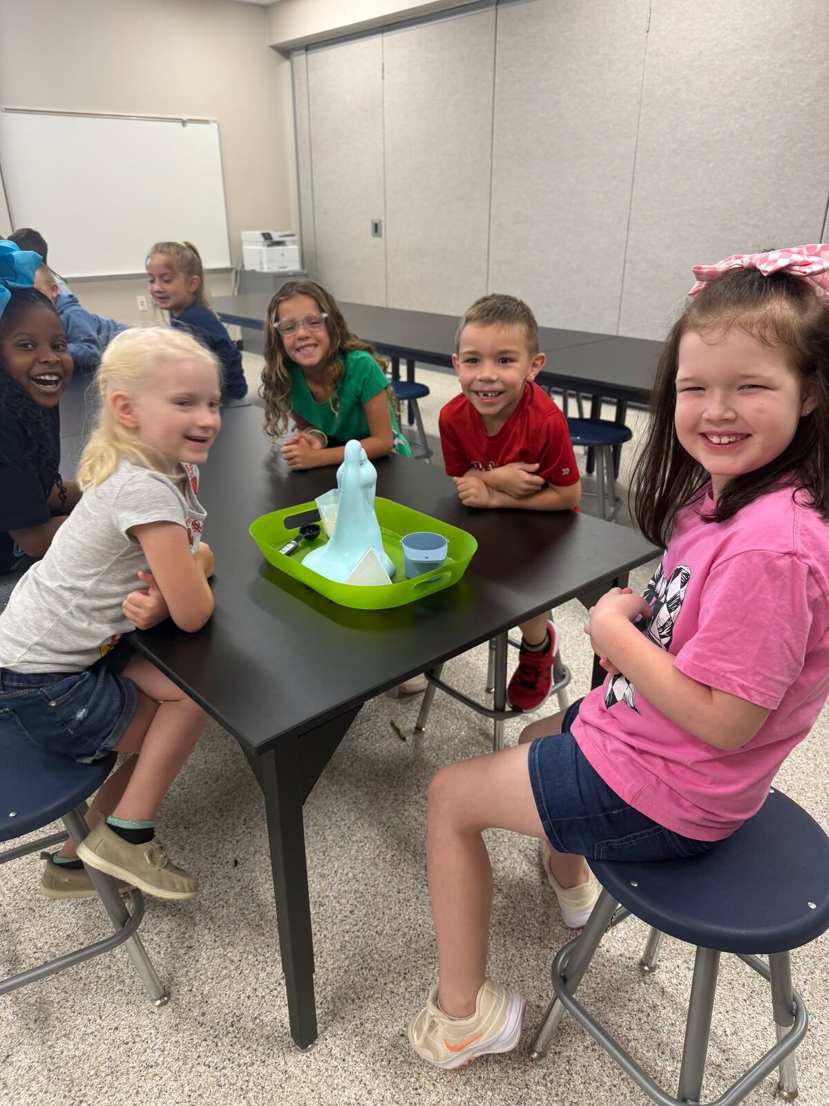 Elephant Toothpaste Fun in First Grade!