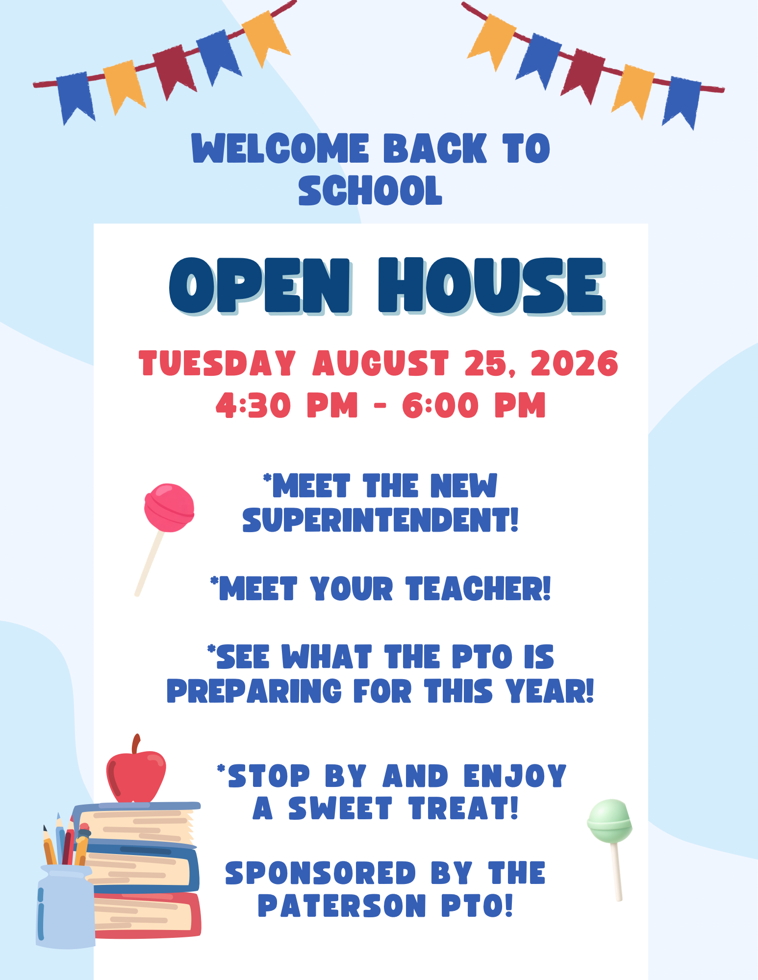 Open House is 14 days away! - August 25th @ 4:30pm - 6 p.m. {C: