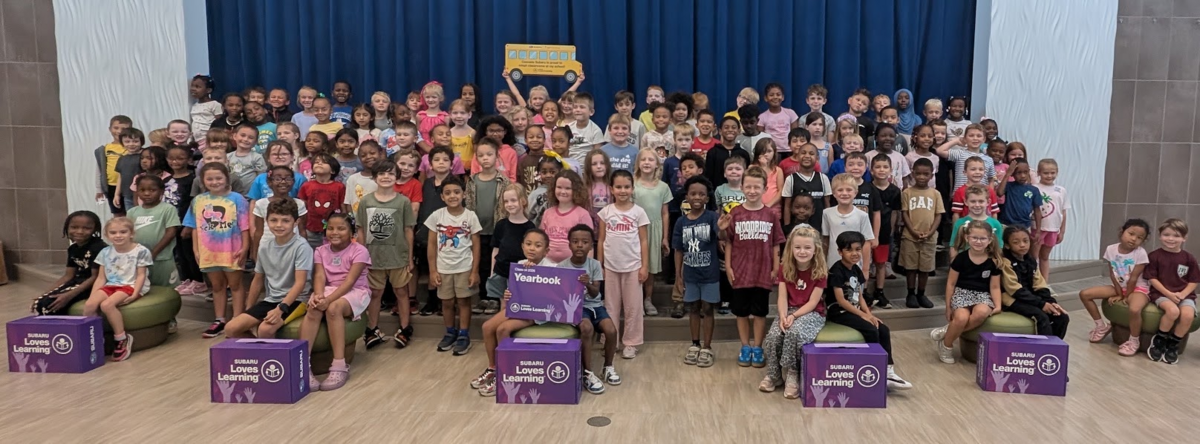 Cascade Subaru Donates $3,000 to Support Woodridge First Grade Classrooms