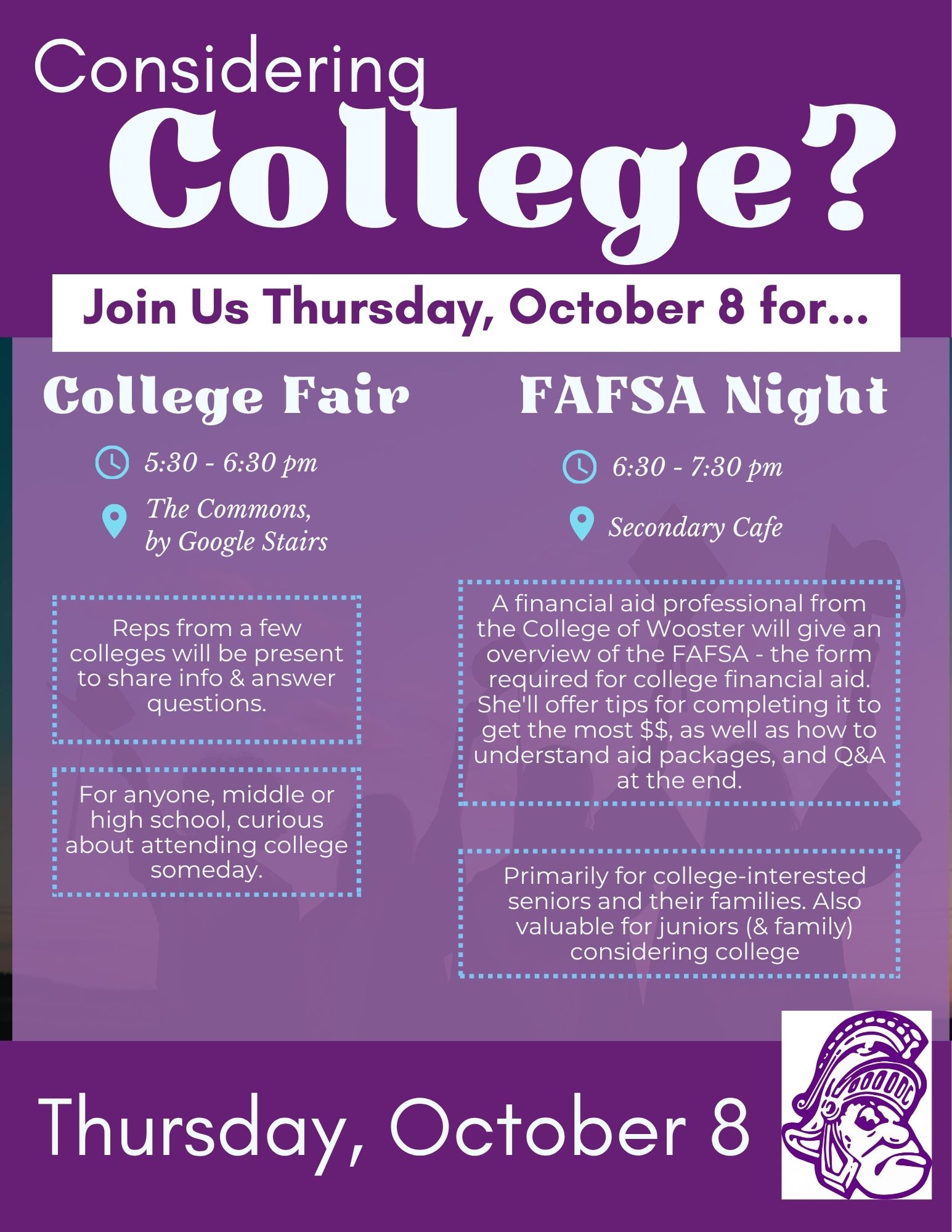 THS College Fair and FAFSA Night