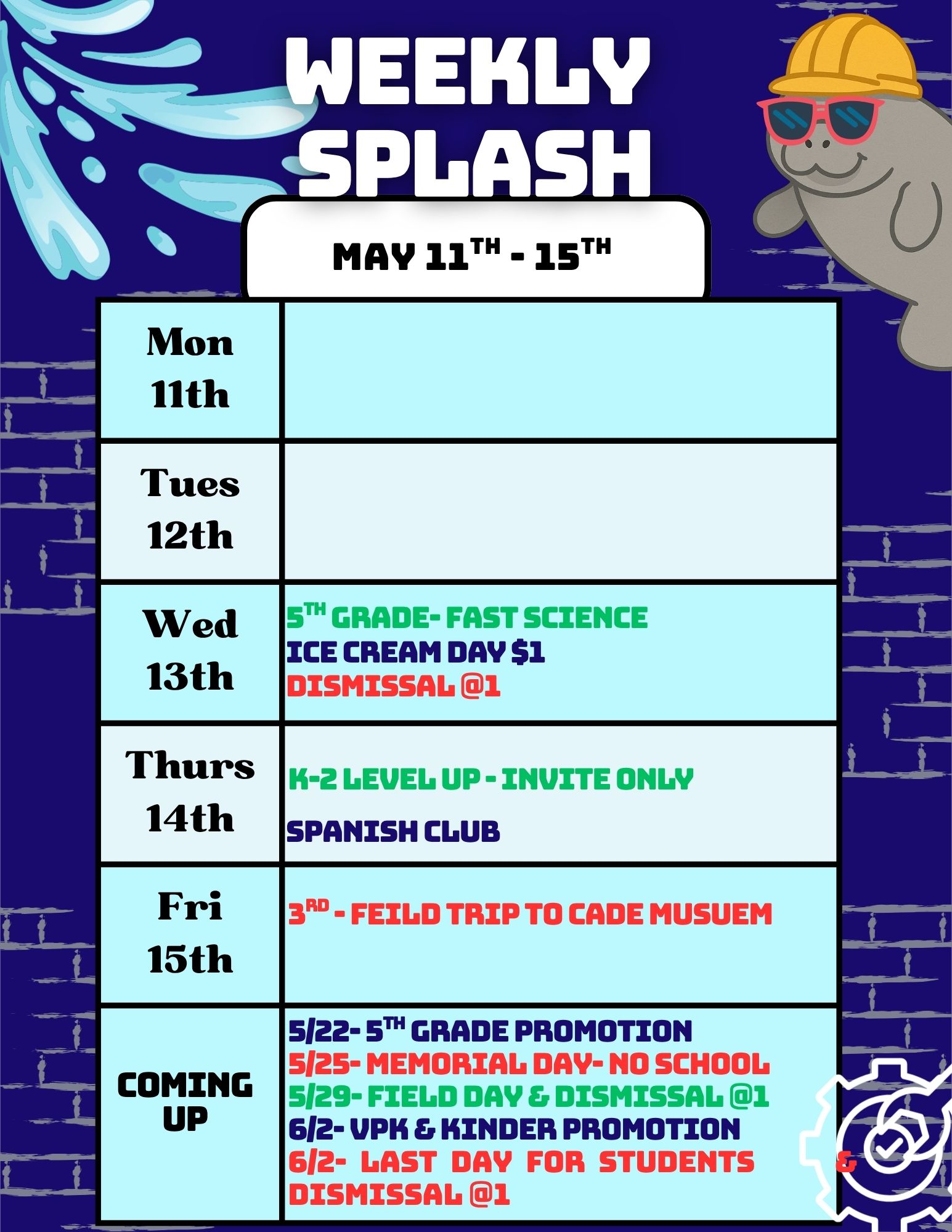 Weekly Splash