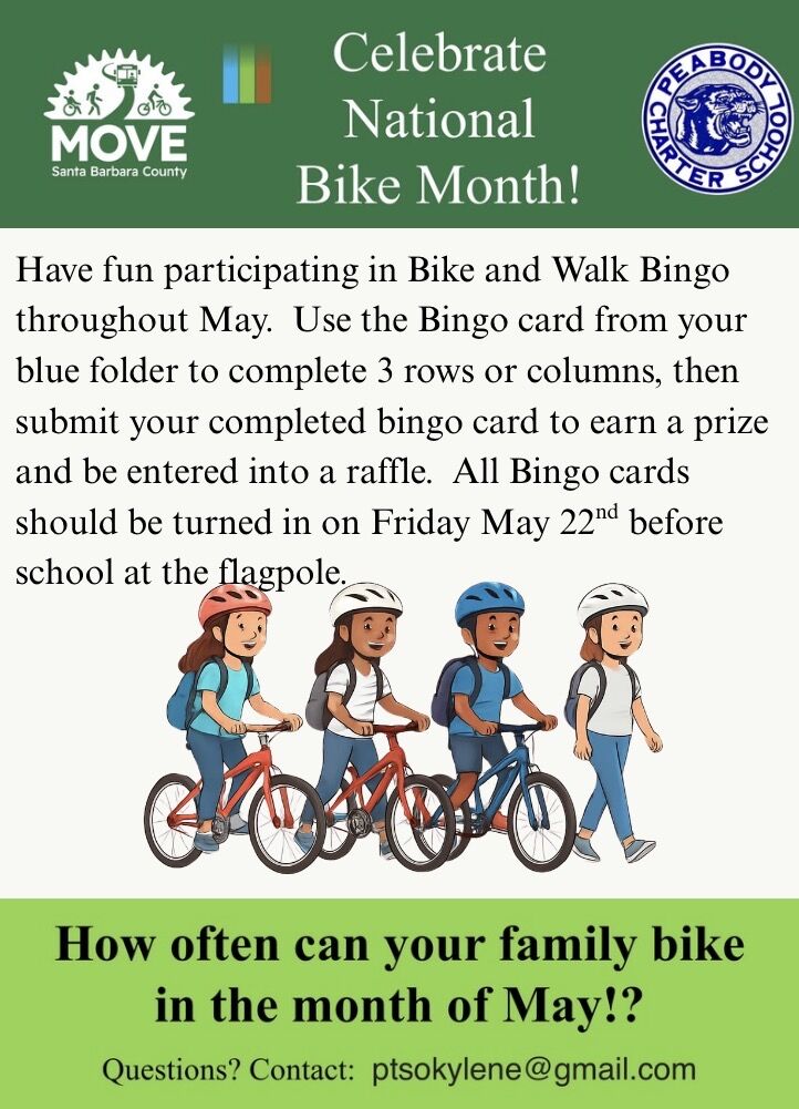 Bicycle Bingo to celebrate CyleMAYnia! 