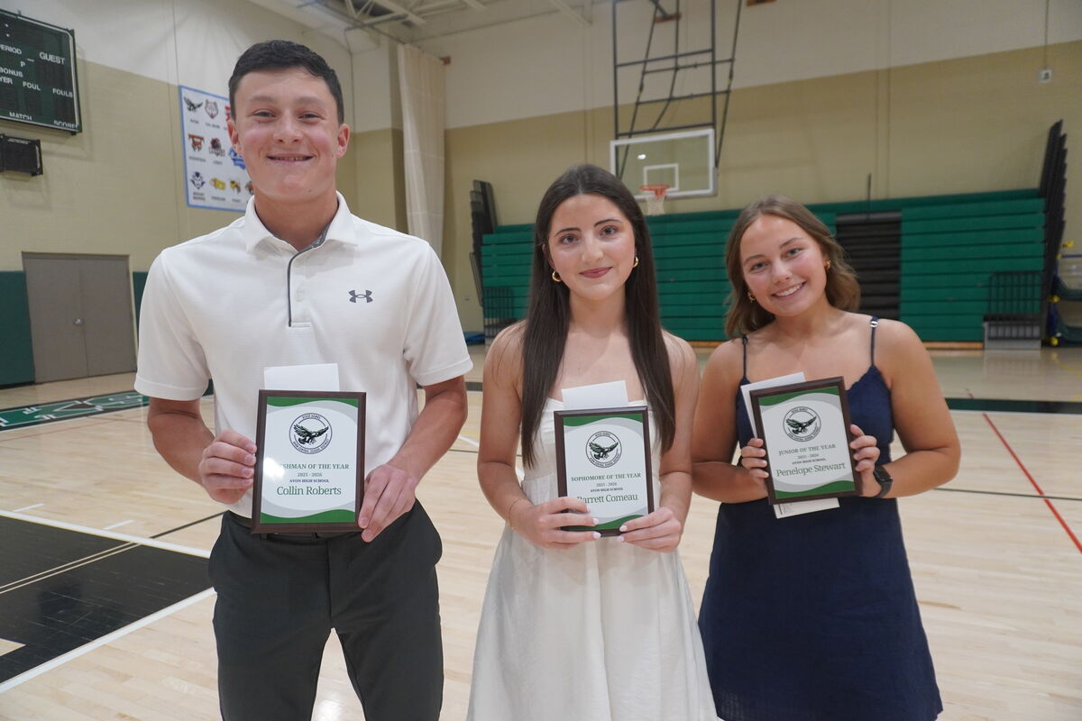 Freshmen, sophomores, junior honored at Student Recognition Awards