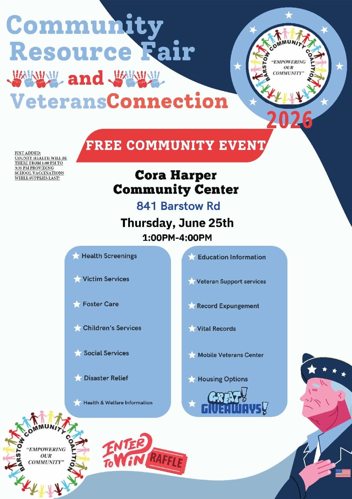 School Vaccinations Available at Community Resource Fair, June 25