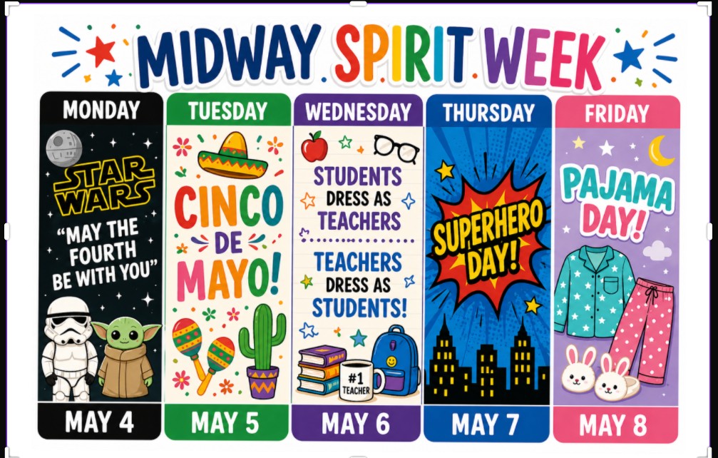 Spirit Week 5/4-5/8