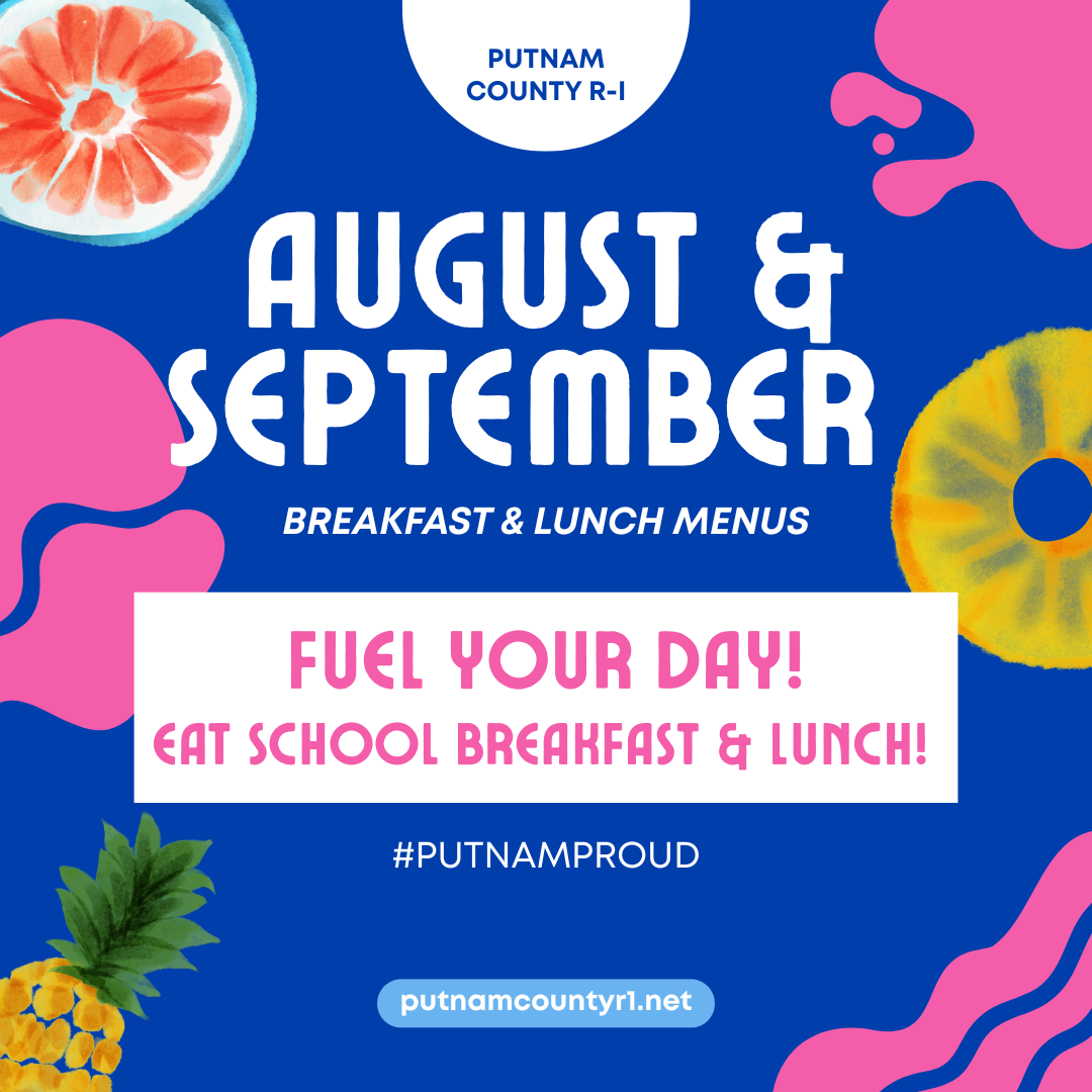 August and September 2026 Menus