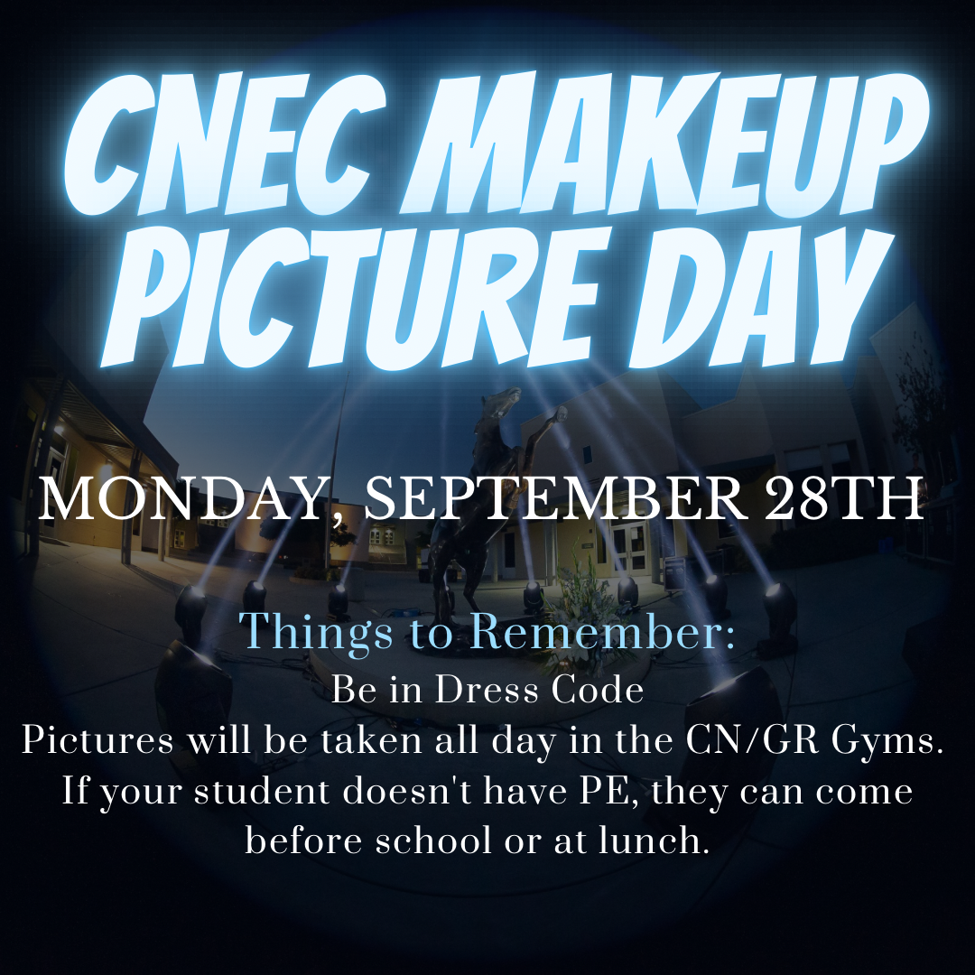 Back To School Make Up Picture Day--Monday, September 28th